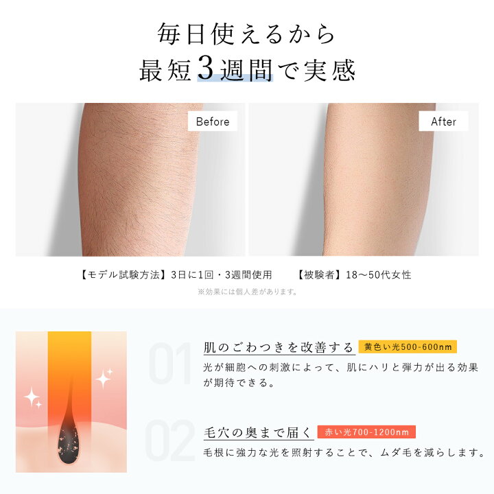 楽天市場】＼マラソン限定50％OFF⇒1,4900円！／脱毛器 Deparee 