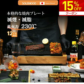 【期間限定★15％OFFクーポン！】 ◆楽天1位 焼肉プレート 福袋 新春 初売り ト ホットプレート 減煙 無煙 大型 焼肉 ロースター プレート バーベキュー 電気 焼肉器 焼肉グリル グリルプレート 焼き肉グリル おうち焼肉 油が落ちやすい 煙が出にくい SOLEMOOD