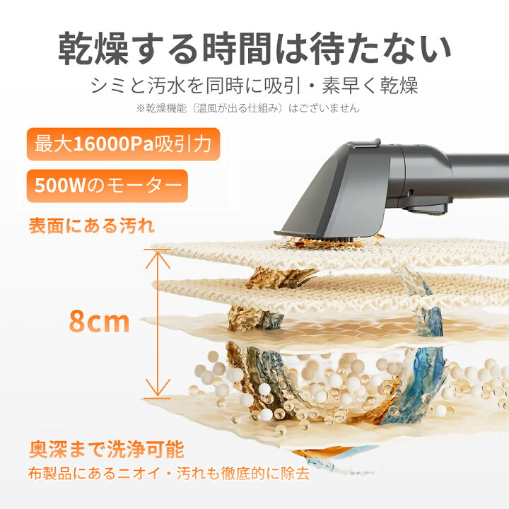 楽天市場】カーペットクリーナー スチームクリーナー ソファー 