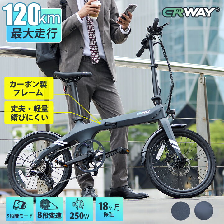 楽天市場】ERWAY Carbon 電動自転車 カーボン製 a08 カーボンフレーム 