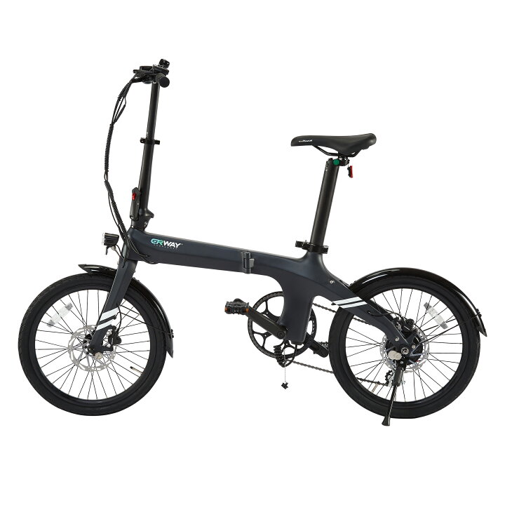楽天市場】ERWAY Carbon 電動自転車 カーボン製 a08 カーボンフレーム 