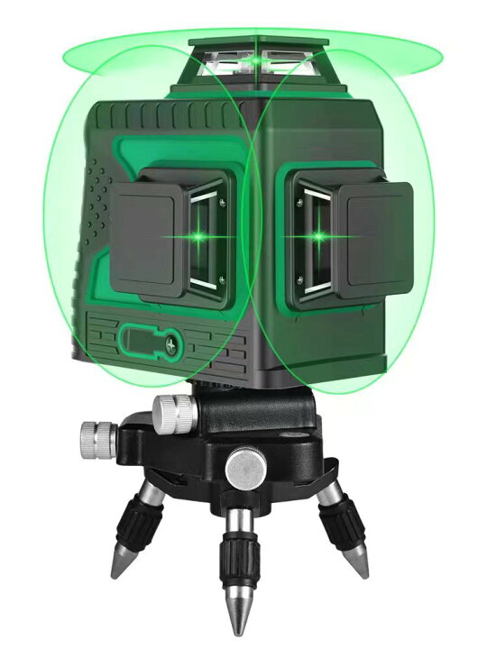 楽天市場】フルライングリーンレーザー墨出し器 12ライン 垂直*2・360 