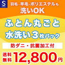 【月間優良ショップ受賞店】布団クリーニング【丸洗い3枚パック】防ダニ抗菌加工付 ふとん丸洗い 羽毛布団 綿布団 羊…