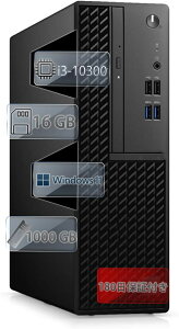 �y�����ς݁E�����\�f�X�N�g�b�vPC�zOptiPlex 3080 SFF��10���� �C���e�� Core i3-10300�i3.7GHz�j�bMS Office 2019 & Windows 11 Pro������16GB�bUSB 3.0�������ځb4K�Ή��f���o�́bDVD/DP/HDMI�b3.5mm�I�[�f�B�I�[�q�b