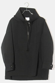 【中古】2022AW UJOH ウジョー SIZE:2 PULLOVER HOODIE プルオーバーフーディ パーカー BLACK ブラック U773-Y03-901 /● メンズ 【ベクトル 古着】 231212