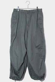 【中古】2022AW LAD MUSICIAN ラッドミュージシャン Gabardine Over Pants オーバーパンツ 44 GREEN グリーン 2222-507 /◆ メンズ 【ベクトル 古着】 240401