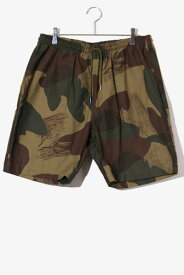 【中古】未使用品 weac. ウィーク RELAX HALF PANTS WOOD CAMO リラックス ハーフパンツ ウッドカモ コットン ドローコード イージーショートパンツ 2 KHAKI カーキ /◆ メンズ 【ベクトル 古着】 240414