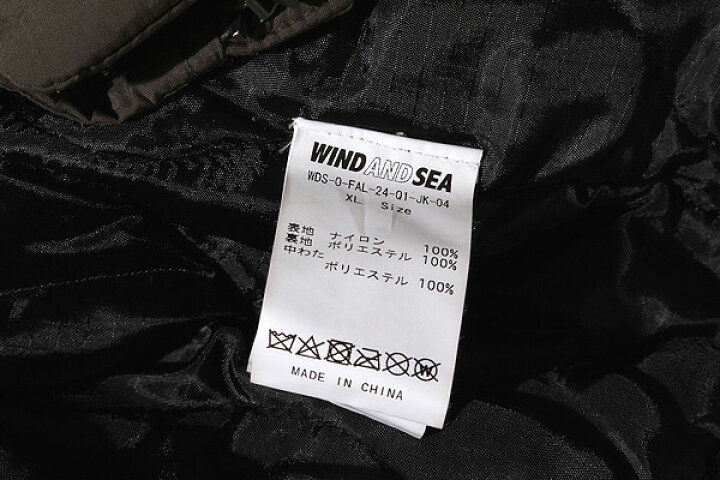 楽天市場】【中古】WIND AND SEA ウィンダンシー WARM SHELL PAD 