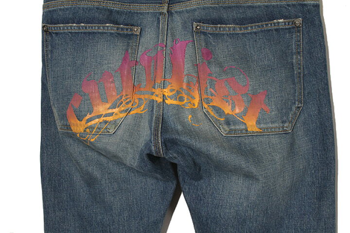 楽天市場】【中古】CVTVLIST カタリスト USED加工 プリント デニム 