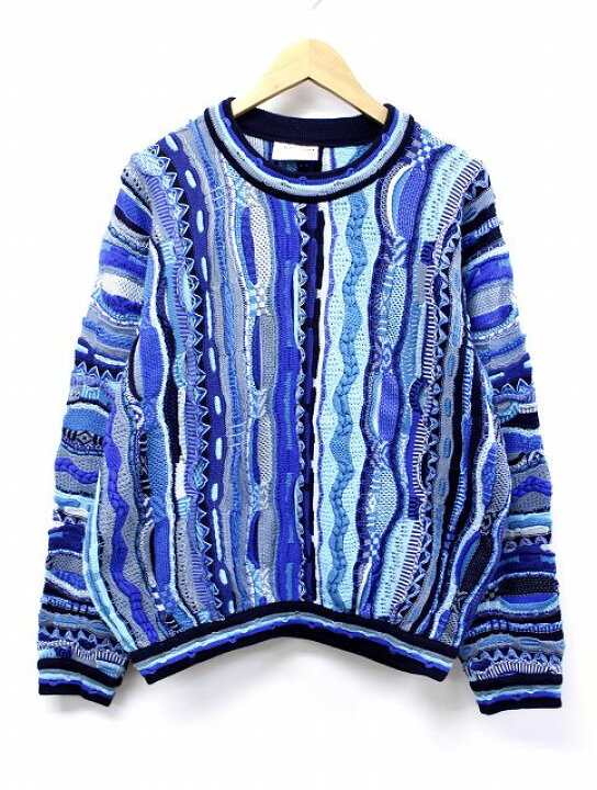 楽天市場】【中古】クージー COOGI 3D編み 総柄 クルーネック コットン  