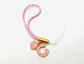 【中古】クレイサス CLATHAS ローズチャーム Cロゴ ストーンチャーム PINK ピンク レディース 【ベクトル 古着】 240216