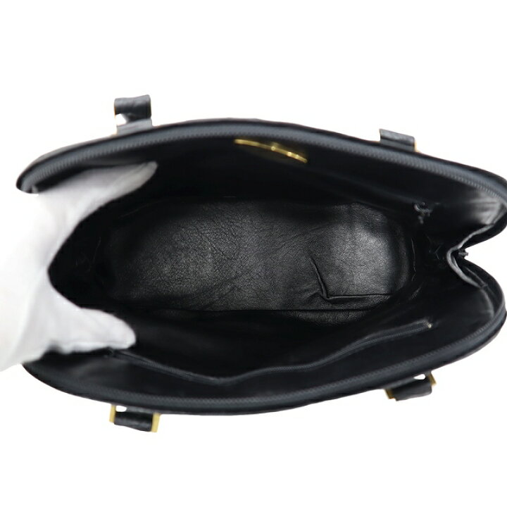 楽天市場】【中古】Champrose オーストリッチ ハンドバッグ BLACK 