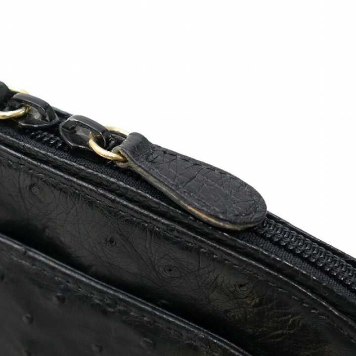 楽天市場】【中古】Champrose オーストリッチ ハンドバッグ BLACK 