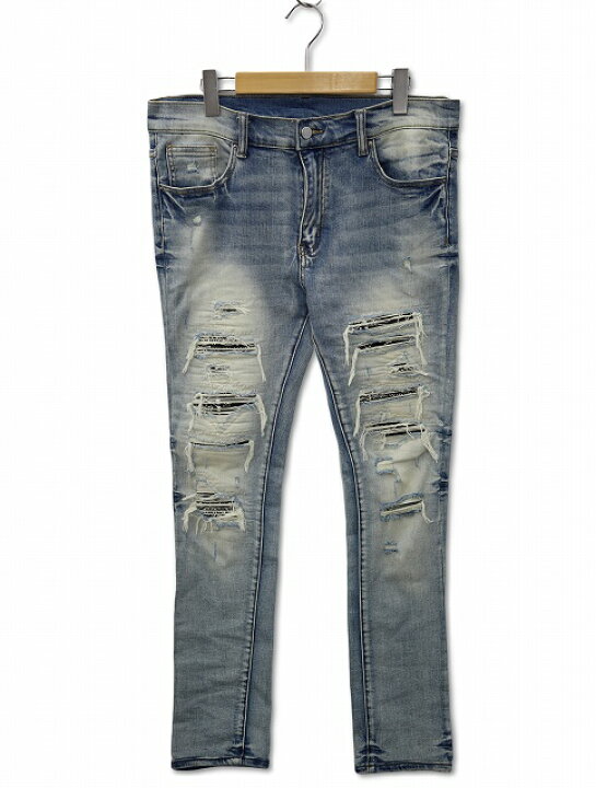 楽天市場】【中古】ミニマル mnml X165 PAISLEY STRETCH DENIM 