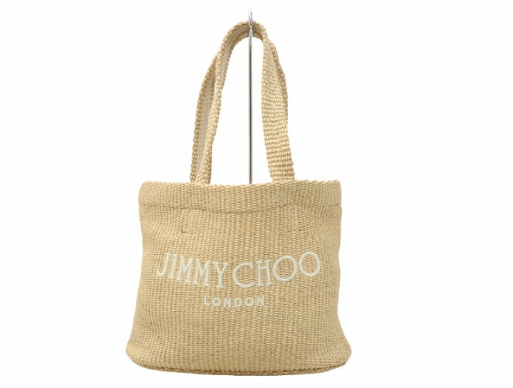 楽天市場】【中古】ジミーチュウ JIMMY CHOO 刺繍入り ラフィア ビーチ 