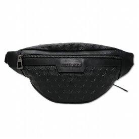 【中古】ジミーチュウ JIMMY CHOO DERRY EMG スターエンボス レザー クロスボディ ウエストバッグ BLACK(ブラック) メンズ 【ベクトル 古着】 251228