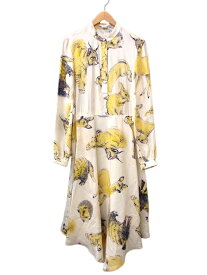 【中古】ステラマッカートニー STELLA McCARTNEY 23SS プリント シャツ ドレス ワンピース 36 FAUNA REWILD PRINT SHIRT DRESS 6A0133 レディース 【ベクトル 古着】 240217