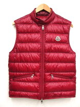 楽天市場】MONCLER ダウンベスト レッド（メンズファッション）の通販