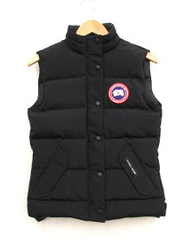 【中古】カナダグース CANADA GOOSE 2832L フリースタイルベスト ダウンベスト XS 黒 レディース 【ベクトル 古着】 260204