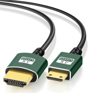 Thsucords ׏_炩 & ^ ~j HDMI to HDMI P[u 1M. EgX & tLVu Mini HDMI P[u 3D/4K@60Hz/18gbps/2160P/1080P Kis