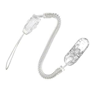 lingzaling �J�[���R�[�h �R�C���X�g���b�v �L�т� �׃^�C�v �V���v���N���b�v�t�� ���������h�~ �g�сEUSB�������E�}�X�R�b�g�E�L�[�E�z�C�b�X���p 3�{�Z�b�g (����)