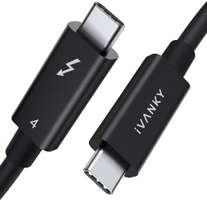 IVANKY Thunderbolt 4 P[u 1.5m 240W}[d 8Kfo 40Gbps f[^] USB-C & USB-C P[u iPhone 16 [dP[u/iPhone 15 [dP[u MacBook Air Pro iPad Pro/Air Ή