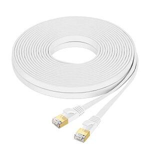 FOSTO Cat8 LANP[u 10M  40Gbps/2000MHz JeS[8  C[TlbgP[u  LP[u C^[lbg tbgP[u V[h RJ45 RlN^ MKrbgܐ܂h~ 