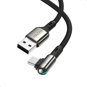 VOLTME USB C P[u L 60W/3A QC3.0 }[d iC҂ ^Cvc P[u L^ LEDCgt type-c P[u MacBook/iPad/iPhone 15/Galaxy S24/Pixel/Google/HP/Switchtype-cfoCXΉ-1.2M