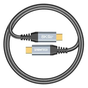 USB C P[u 8K/60Hz fo40Gbpsf[^] 240W/5A}[d PDΉUSB3.2 Gen2 Type-C P[uΉThunderbolt 4/3 MacBook Pro/iPad Pro 13/iPhone 15/ACEI[Ef[^/Dell/LG/cocopar/EVICIV/ARZOPA/eΉ 