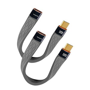 YoungSelly 2pbN0.4tB[gUSB C\tgP[uAThunderbolt 4/3AUSB 4/3ɑΉA240 W}[dA8 KfBXvCA40 Gbpsf[^]T|[g