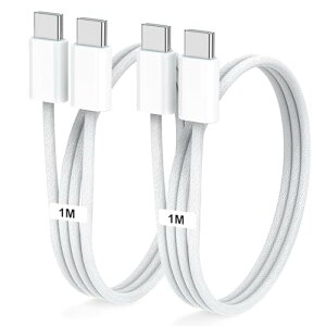 USB Type C [dP[u USB C/Type C to Type C P[u 1m 2{ZbgPDΉ }[d USB C to USB C iPhone 16 [dP[u fh~ iPhone 16 /16 Pro /15/15 Plus iPad ProType-c@Ή