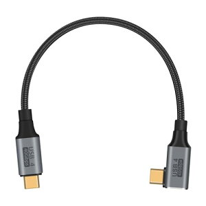 Poyiccot L^ USBC P[u ZA30cm USB C P[u L PDΉ 100W/5A }[d 40Gbps f[^] USB 4.0 type c ^Cvc P[u Afh~ iC҂ 8K 60Hz fo USB Type-C P[uΉ Ma