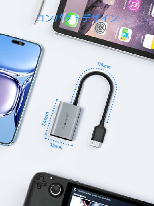 楽天市場】HDMI to USB C 交換アダプター 4K@60Hz Xreal hub/VITURE 