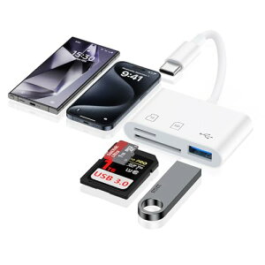 Viviber SDJ[h[_[ type-c J[h[_[ 3in1 USB/SD/TFϊA_v^ 0TG@\ ݒsv ʐ^/rfI ` o] J[_[ iPhone16/iPhone15/^CvC X}z/MacBook/PC/Galaxy/Andro