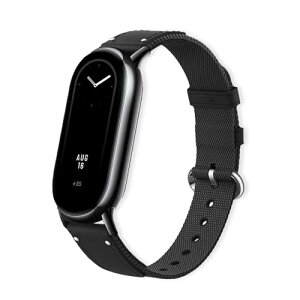 [Etsbaocy] For Xiaomi Smart Band 9 / Xiaomi Smart Band 8 �Ή� �o���h �����o���h �ւ��x���g ���U�[�e���i�C������ �ґg�X�g���b�v ���߉\ �����p�X�g���b�v For Xiaomi Mi Band 9 / Xiaomi Mi Band 8 �p�x���g- �u