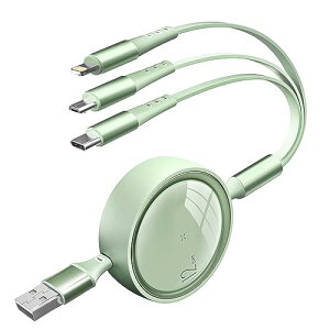 KIYODA 3in1 [dP[u 莮 3C1 [dR[h 3䓯[d ϋv USB Type C P[u Micro USB P[u Phone Android ^CvC iPhone eΉ- 1.2M O[