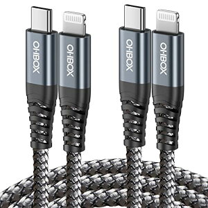 USB C CgjOP[u 2M ^CvC iPhone [dP[u MFI F 2{Zbg USB-C LightningP[u PDΉ }[d Type-C CgjOP[u iPhone 14 13 12 11 Pro Max Xs 8 Plus eΉ