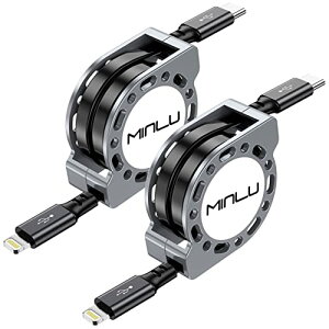 MINLU USB C i[CgjOP[u iphone[dP[u CgjOP[u莮1.2m 2pbN [MFiF]莮usb-type-c iPhone 14 13 12 11 Pro Max/Pro/MiniɑΉ