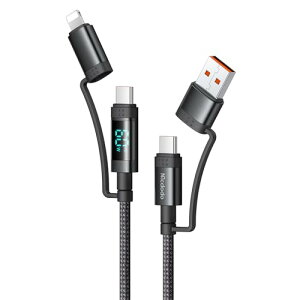 Mcdodo 4in1 [dP[u o̓XN[\ 60W PD}[d(USB-C to USB-C) iPhone [dP[u Type-C to CgjOP[u f[^] ^CvCP[u }`[dP[u MacBook iPad iPhone 16