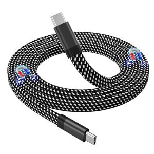 Magtame USB-CP[u tbg` ͎[ ^CvcP[u60W PDΉ type-cP[u 3A}[d usb-c&usb-cP[u ] iPhone15/MacBookPro/Air/iPad/Samsung/XperiaGalaxyΉ (1M-ubNj
