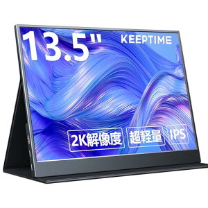 KEEPTIME oCj^[ 13.5C` 2K𑜓x oCfBXvC 2256x1504 |[^uj^[ y380g Px400nits 100F 摜䎩K HDR[hΉ }OlbgیJo[t USB T