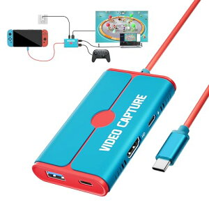 Lv`[{[h SwitchΉ ō4K HDMIpXX[@\2024 SwitchƐԐlCJ[ Lemorele USB-C HDMI ϊA_v^ HDMI Lv`[J[h 1080P 60Hz USB3.0 }[d Q[zMAʋL WindowsAN
