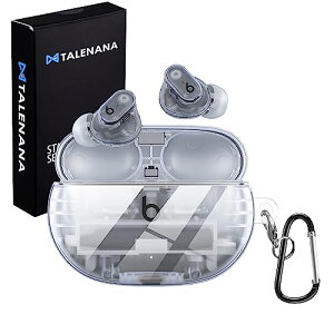 TALENANA Beats Studio Buds + / Beats Studio Buds�p �P�[�X �N���A2023�S�V�f�U�C��Beats Studio Buds + / Beats Studio Buds�p �J�o�[ ���� TPU�f�� ������ �S�ʕی� �����h�~ �h�o �����[�d�\ �h�� �J���r�i�t�� �A