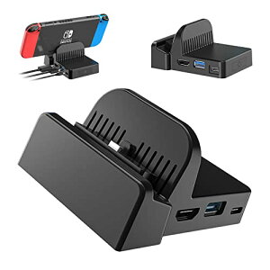 Switch �h�b�N OLCLSS Switch �X�^���h TV���[�h/�e�[�u�����[�h�؂�ւ� Type-C USB�|�[�g �ŐV�V�X�e���Ή� ���M�΍� ���^ 4K Nintedo Switch NS �X�C�b�`�Ή�