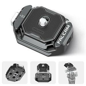 ULANZI FALCAM F38NCbN[X NCbNV[ NCbN[Xv[g JANZT[ 1/4"lW 3/8"lWA_v^[ AJXCXΉ݊38mm ɂݖh~ NCbN}Eg OrA