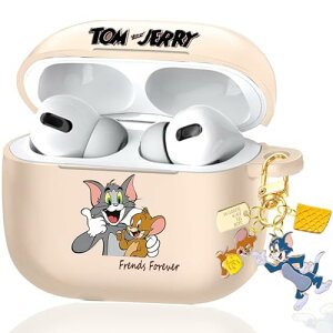 Ausrann AirPods Pro2 ケース (2023/2022) AirPods Pro 第2世代 ケース エアーポッズプロ2 ケース えあーぽっつ プロ2ケース Magsafe ワイヤレス充電対応 トムとジェリー かわいい シリコン おしゃれ Tom and Jer