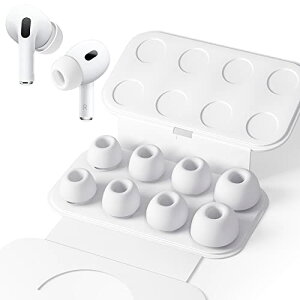 Seltureone4組イヤーピース AirPods Pro 第1/2世代対応 (XS/S/M/Lサイズ 各1ペア) ノイズリダクションホール付き 滑り止め ソフトシリコン Airpods Pro 交換用イヤーチップ