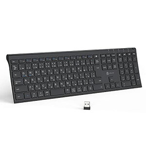 iClever L[{[h CXL[{[h  2.4G(V[o[t) {JISz ^ USB-C[d tL[{[h eL[t É EgX p^Ot p\R PCp WindowsΉ I
