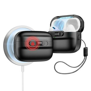 ESR AirPods Pro2 P[X MagSafeΉ AirPods Pro 2 / 1 (2023/2022/2019)  USB-C/LightningP[uΉ }OlbgWbN ϏՌ [ht یJo[ Ռz PulseV[Y u