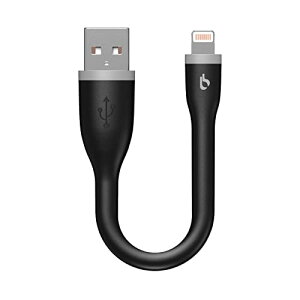 BigBlue 15cm MFiF CgjO P[u iPhone USB }[d 11Pin iPhoneP[u ϋv VRfލ̗piPhone 14 / 14 Plus / 14 Pro / 14 Pro Max / 13 iiPhone iPad ȂǑΉ (ubN)